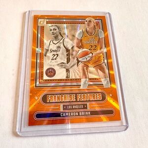 Cameron Brink Basketball Card Orange Prizm Franchise Features 391/399